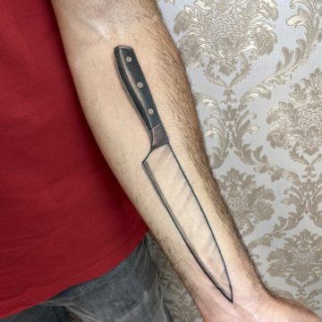 tatuagem-faca-antebraço