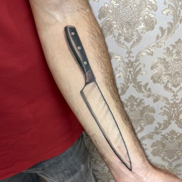 tatuagem-faca-antebraço