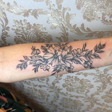 tatuagem-blackwork-flores