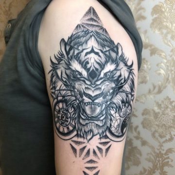 tatuagem-blackwork-tigre