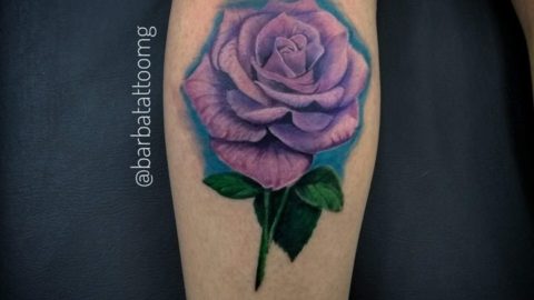 tatuagem-rosa-realismo